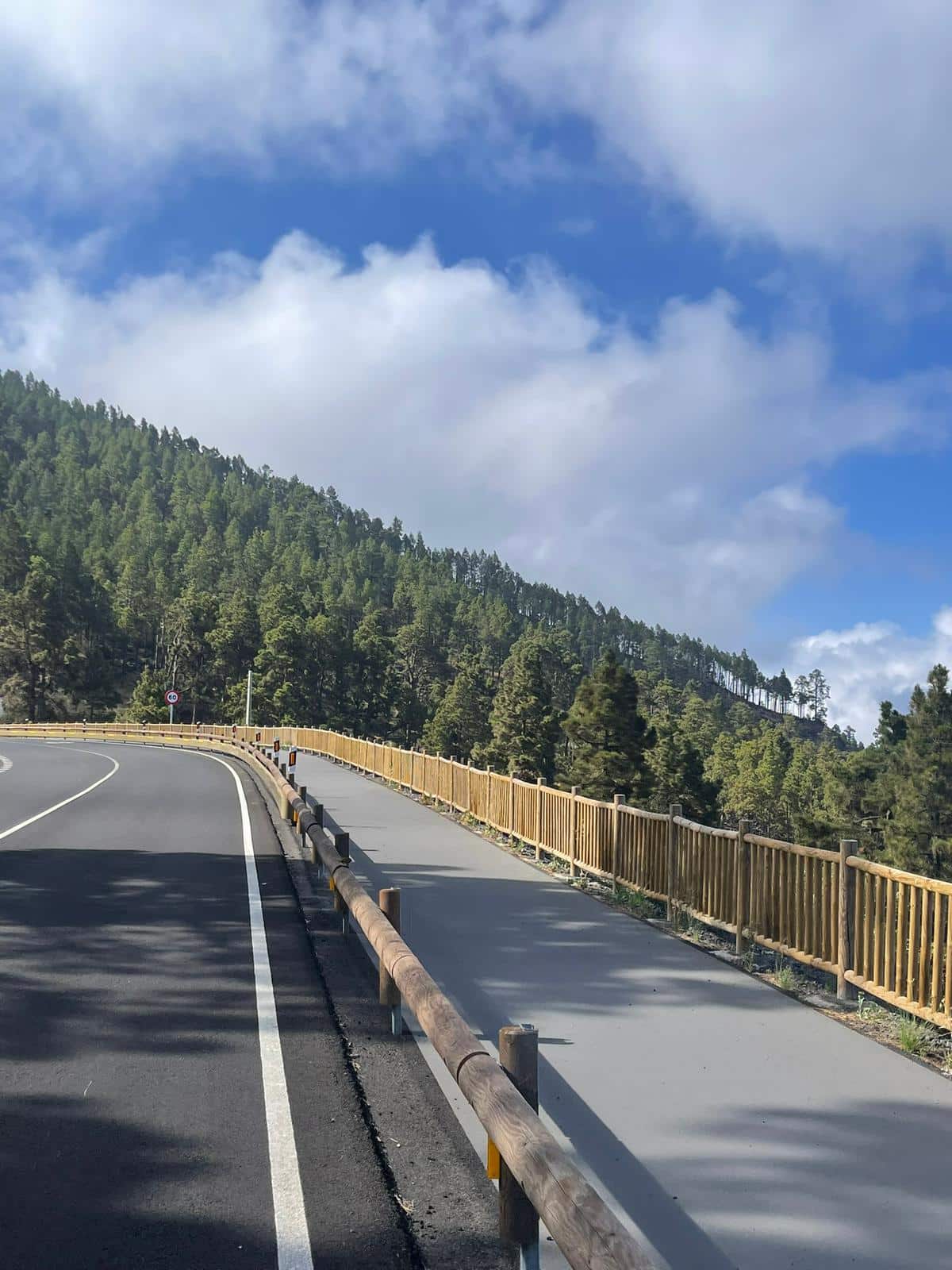 Imagen representativa de carril bici y La Palma.